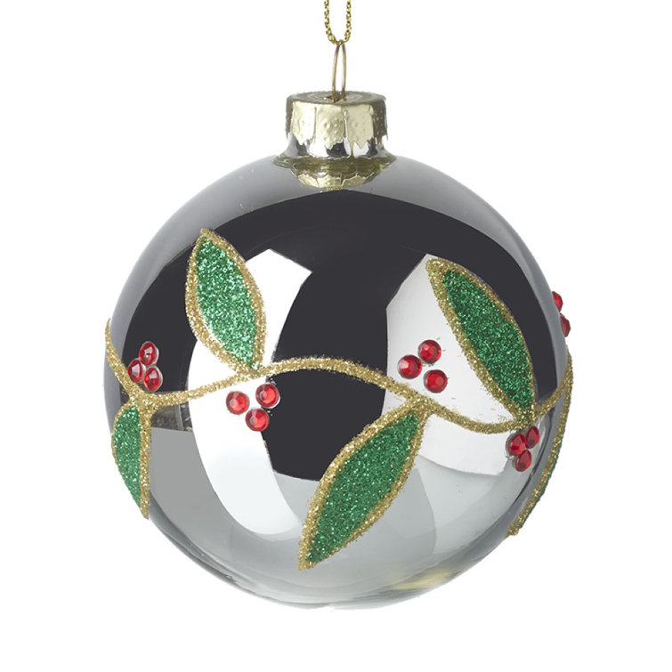 The Seasonal Aisle Holly Bauble Uk